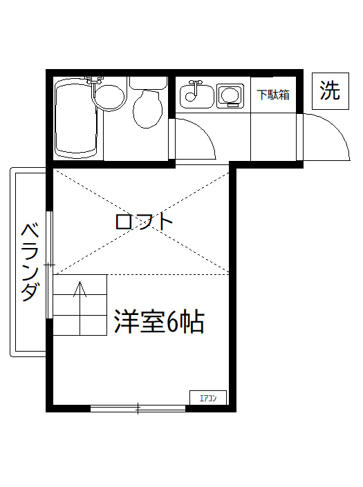 サンハウスの間取り
