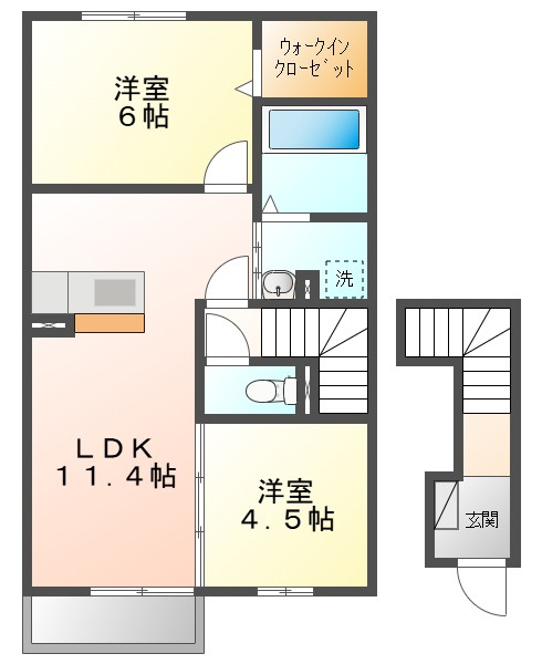 Ｍ・Ｋ３の間取り