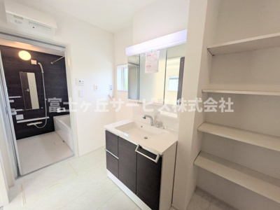 【脱衣所】 | 掛川市西大渕 新築一戸建て 1号棟 | 脱衣所です