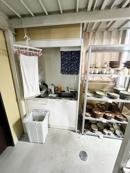 積志倉庫のキッチン