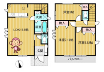 高槻市宮が谷町　新築戸建の画像