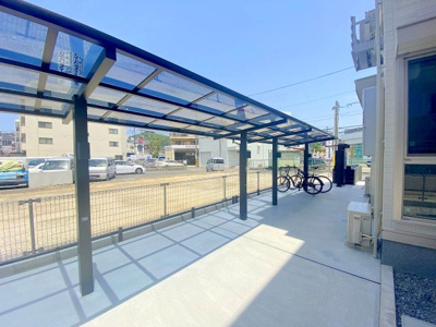 【その他共用部分】 | レグルス曙 | 駐輪場は屋根付きですので雨の日も困りません！