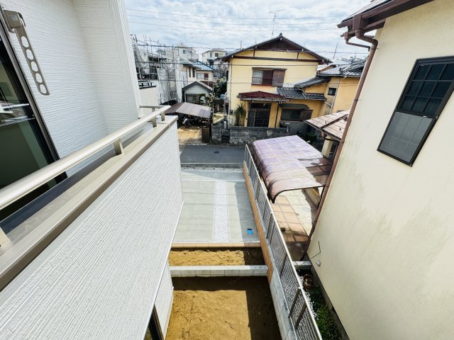 市川市若宮３丁目新築戸建【若宮小学校：5分】の展望|バルコニーより道路側眺望