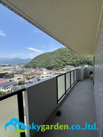 グリーンパーク秦野のバルコニー