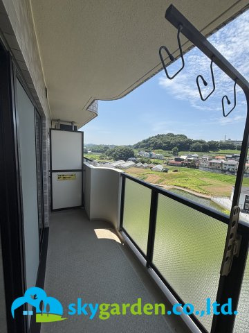 グリーンパーク秦野のバルコニー