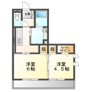 グランツ国富の間取り
