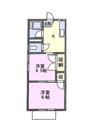 サンハイツの間取り