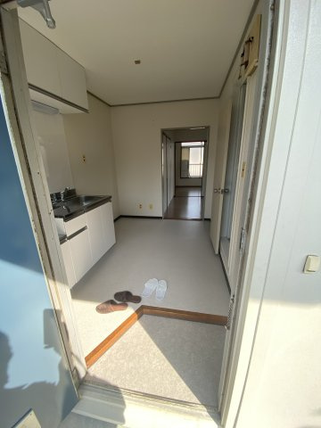 サンハイツの玄関