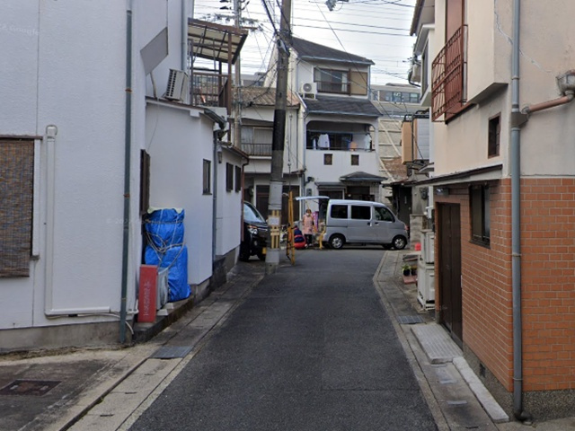 【前面道路含む現地写真】 | 山科区北花山六反田町　中古テラスハウス
