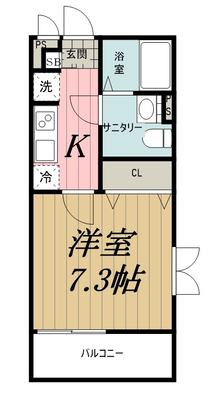 リブリ・ＭＳハイツ弐番館の間取り