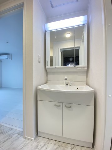 【新築】KINGDOM(キングダム)Ⅱの独立洗面台