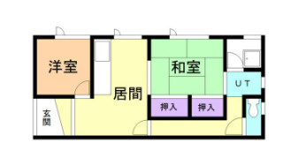 鈴木アパート（日の出町3丁目）の間取り
