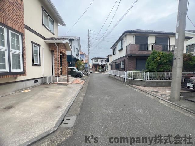 ◎茅ヶ崎市香川5丁目　売地　区画4の前面道路含む現地写真