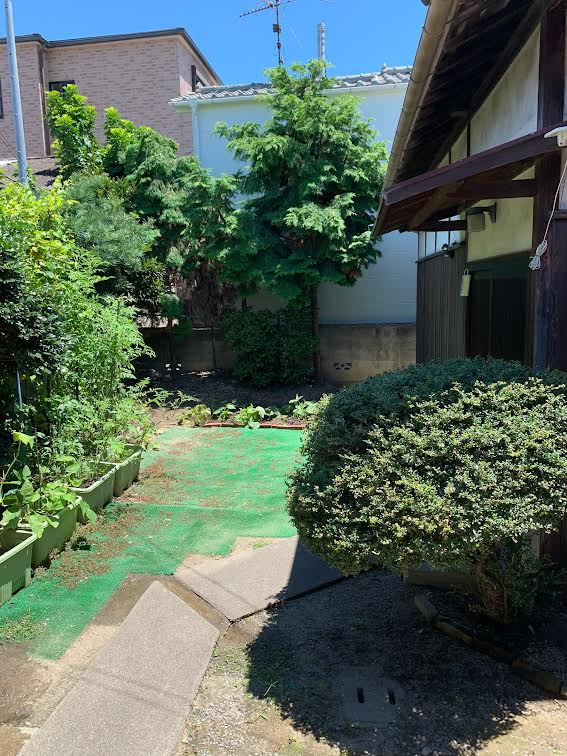 オーナーチェンジ物件　泉大津市助松町　中古戸建の庭