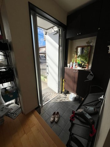 堺市南区檜尾　太陽光発電　駐車3台可能の玄関