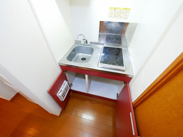 レオパレス悠のキッチン|きれいなキッチンです