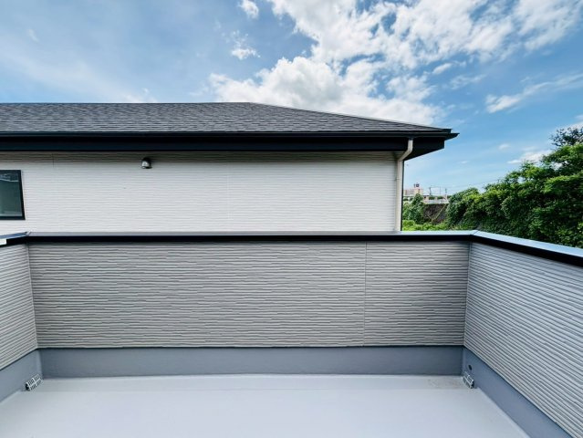 ケイアイエルデ／菊池郡大津町１期／１号棟のバルコニー|広々バルコニーです！