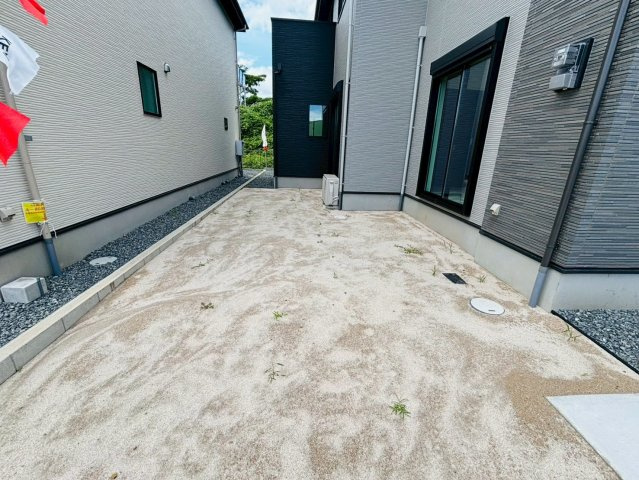 ケイアイエルデ／菊池郡大津町１期／１号棟の庭|完成済みの物件です！即案内可能です！当日内覧・夜間の内覧OK！