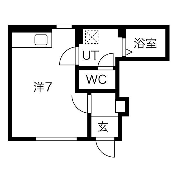 【新築】ドミール幸の間取り