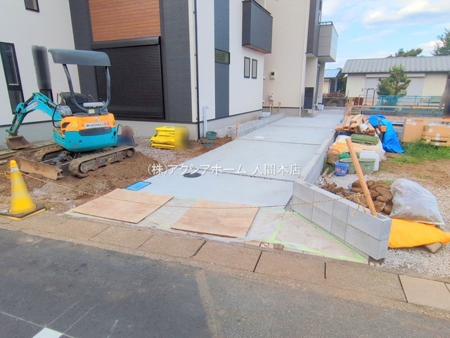 入間市下藤沢2丁目・全10棟　新築一戸建　5号棟の駐車場|現地写真（2025年9月24日撮影）