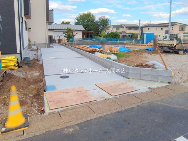 入間市下藤沢2丁目・全10棟　新築一戸建　5号棟の駐車場|現地写真（2025年9月24日撮影）