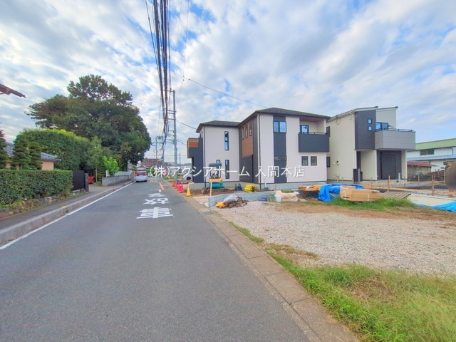 入間市下藤沢2丁目・全10棟　新築一戸建　5号棟の前面道路含む現地写真|現地写真（2025年9月24日撮影）
