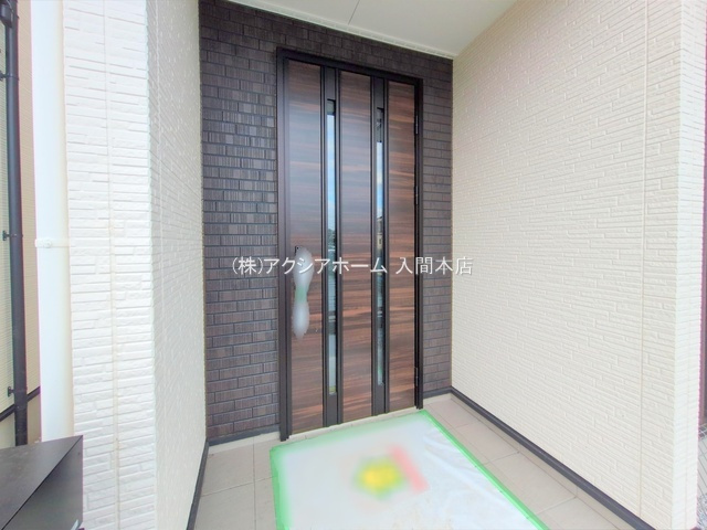 入間市下藤沢2丁目・全10棟　新築一戸建　5号棟の玄関|現地写真（2025年9月24日撮影）