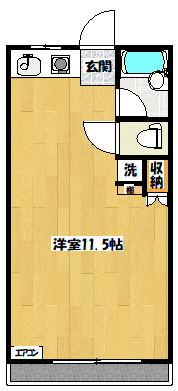 メゾンデュ・ヴィスタリアの間取り