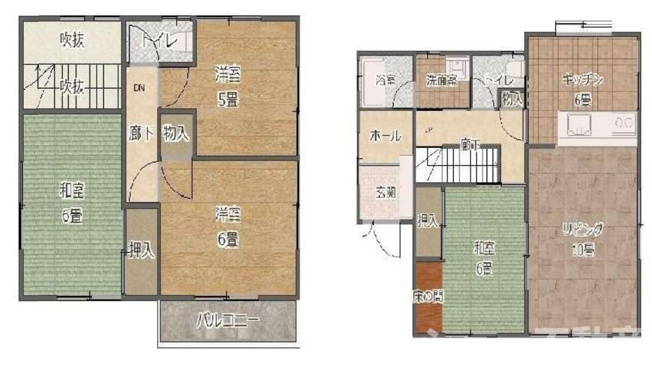 【間取り】 | 市原市光風台5丁目　中古戸建