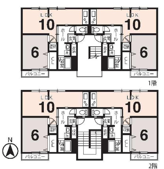 【間取り】 | S60338-ﾊｲﾂﾆｼﾉ