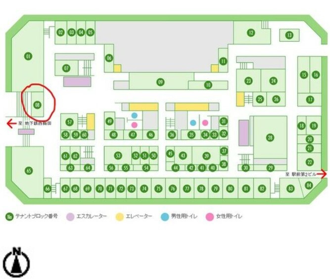 大阪駅前第1ビルの地図