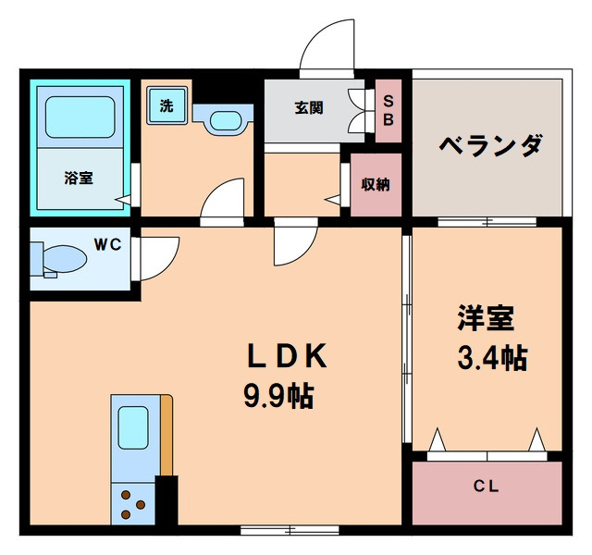 【間取り】 | メゾン ミロワール天王寺
