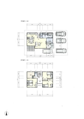 西四ツ谷　住宅用地の参考プラン|分割した場合のA区画参考プラン(建物想定価格2092万円)