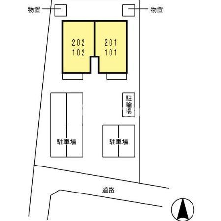 ヒルズ馬見塚の区画図
