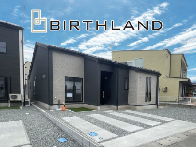 新築戸建・建売　会津若松市藤原二丁目　GRAFARE　全3棟の外観|＜3号棟＞一箕小・一箕中エリアの平屋建て♪いつでもご案内可能です！