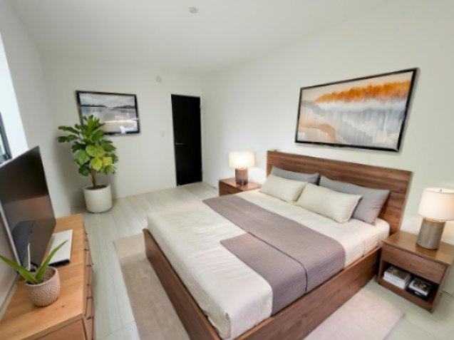 新築戸建・建売　会津若松市藤原二丁目　GRAFARE　全3棟の洋室|写真はホームステージングにて作成しており、実際に家具は付いてきません。