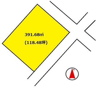 【土地図】 | 宇原１３０－３２売土地