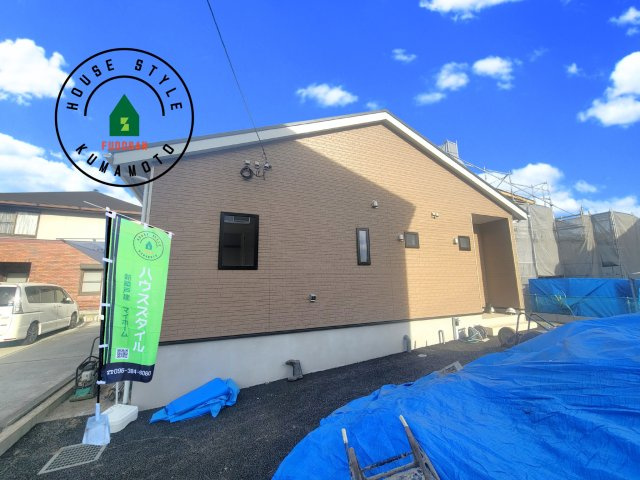 熊本市南区並建町第3-1棟（1号棟）の外観|デザイン性のある外観です。