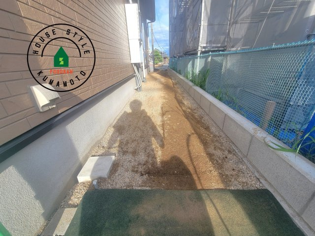 熊本市南区並建町第3-1棟（1号棟）の庭|お庭で自由な時間を過ごせます。