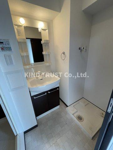 新栄プロパティーTEN8の洗面所|コンパクトで使いやすい洗面所