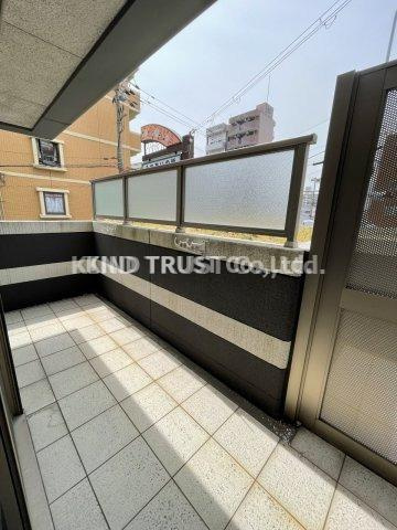 新栄プロパティーTEN8のバルコニー|お洗濯にも便利なバルコニー付き