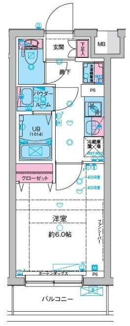 GENOVIA妙典の間取り