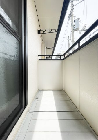 ドミール古川 C棟のバルコニー