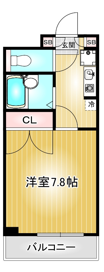 シャンポール大須❘名古屋市の賃貸ならMy賃貸の間取り|シャンポール大須