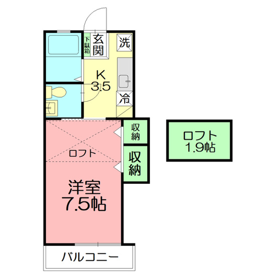 【間取り】 | エトピリカ湘南 | 間取り