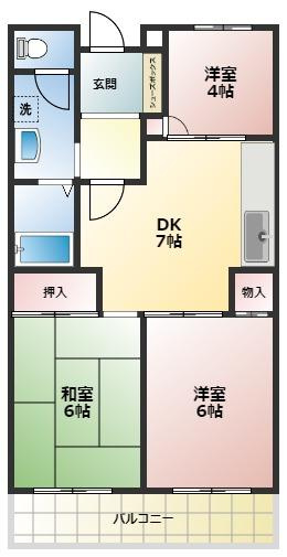 メゾンアイリスの間取り