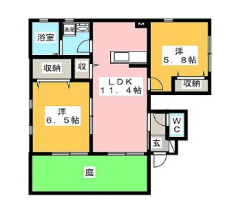 【間取り】 | サザンクロスA・B・C