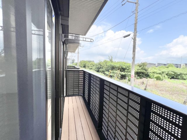 サザンハート吉岡のバルコニー|※別部屋参考写真