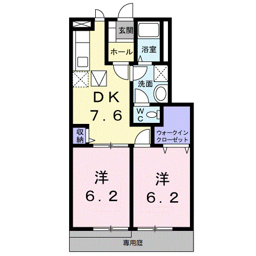 ドウセゾンの間取り