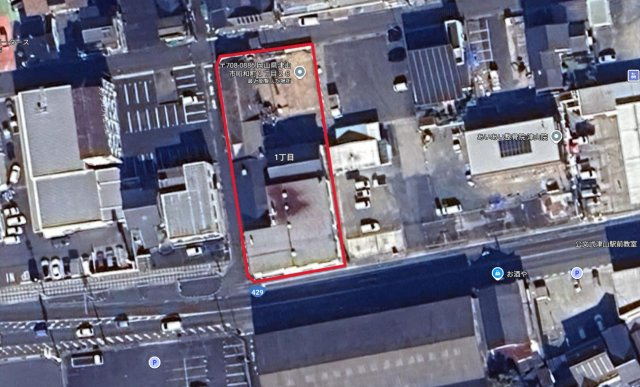 津山市昭和町　売土地　338坪の地図